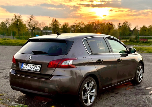 Peugeot 308 cena 38999 przebieg: 159000, rok produkcji 2014 z Malbork małe 11